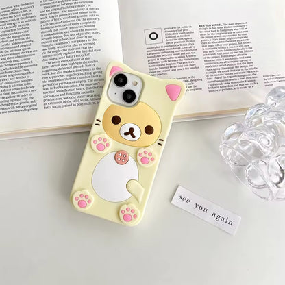Korilakkuma Bear Cat iPhone Case