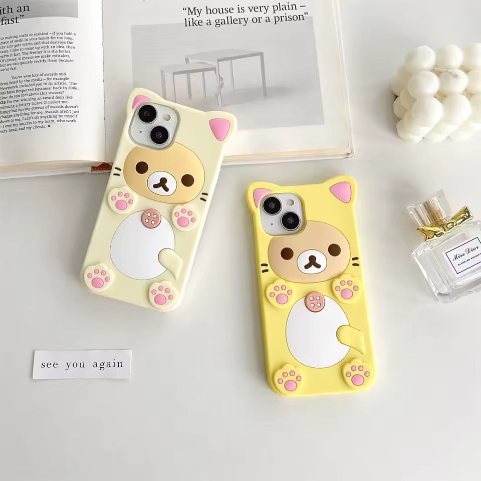 Korilakkuma Bear Cat iPhone Case