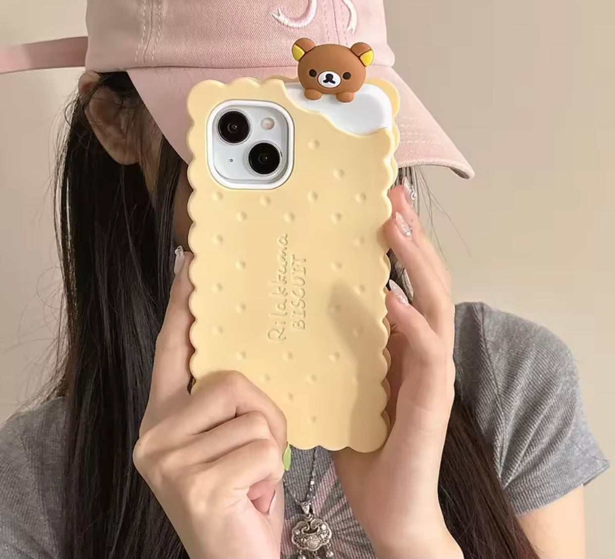 Korilakkuma Biscuit iPhone Case