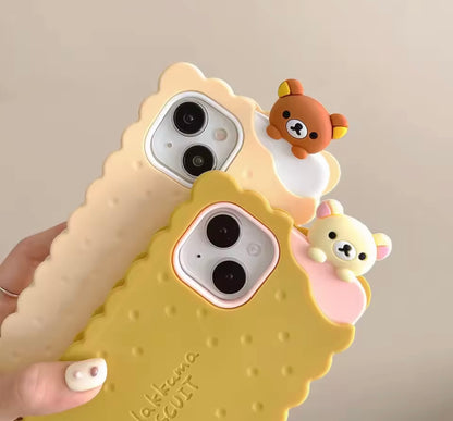 Korilakkuma Biscuit iPhone Case