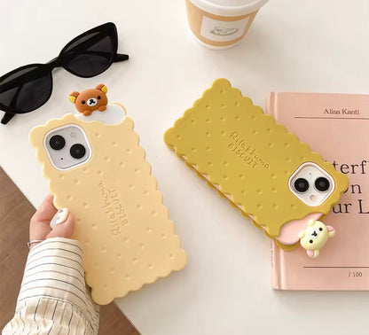 Korilakkuma Biscuit iPhone Case
