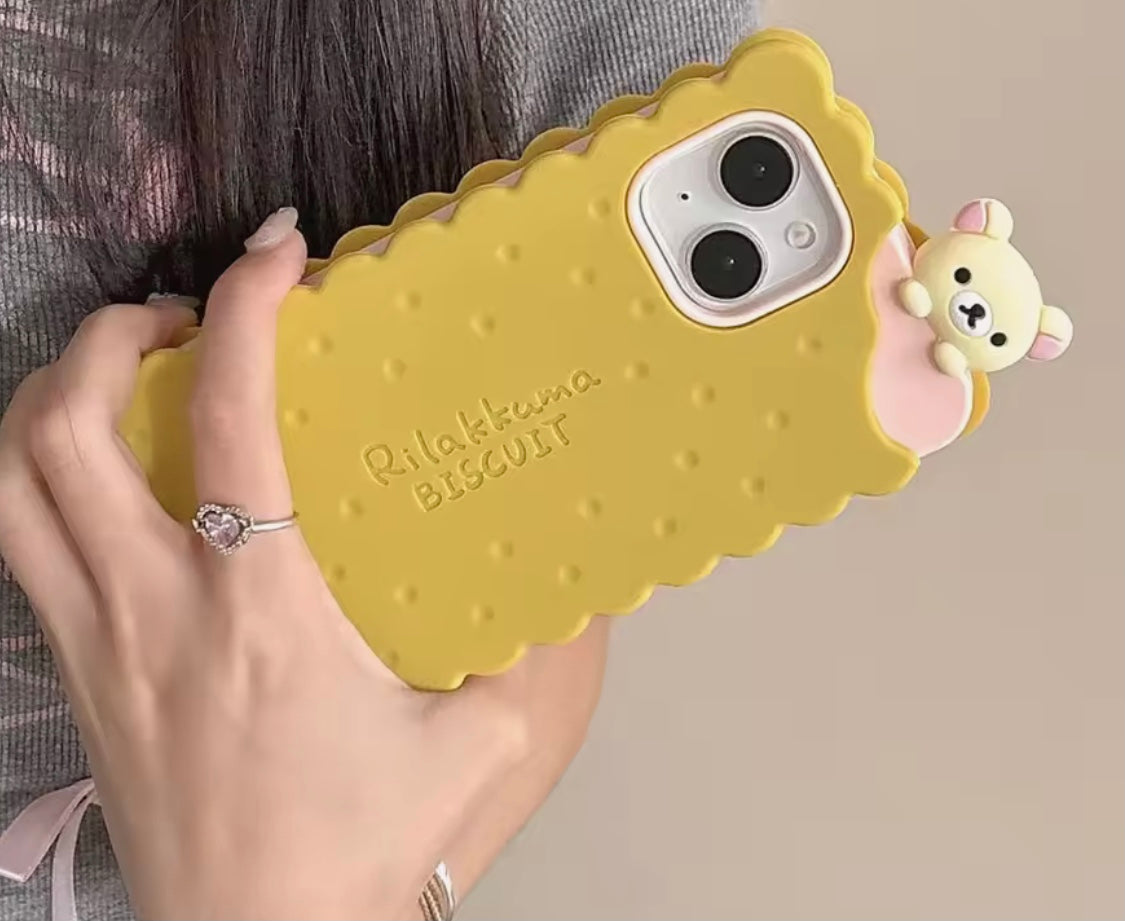 Korilakkuma Biscuit iPhone Case
