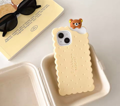 Korilakkuma Biscuit iPhone Case