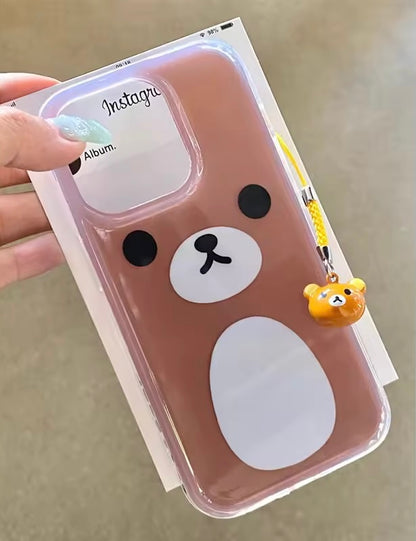 Korilakkuma Pale Flat iPhone Case