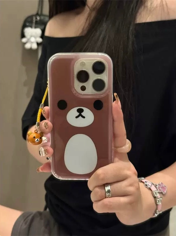 Korilakkuma Pale Flat iPhone Case
