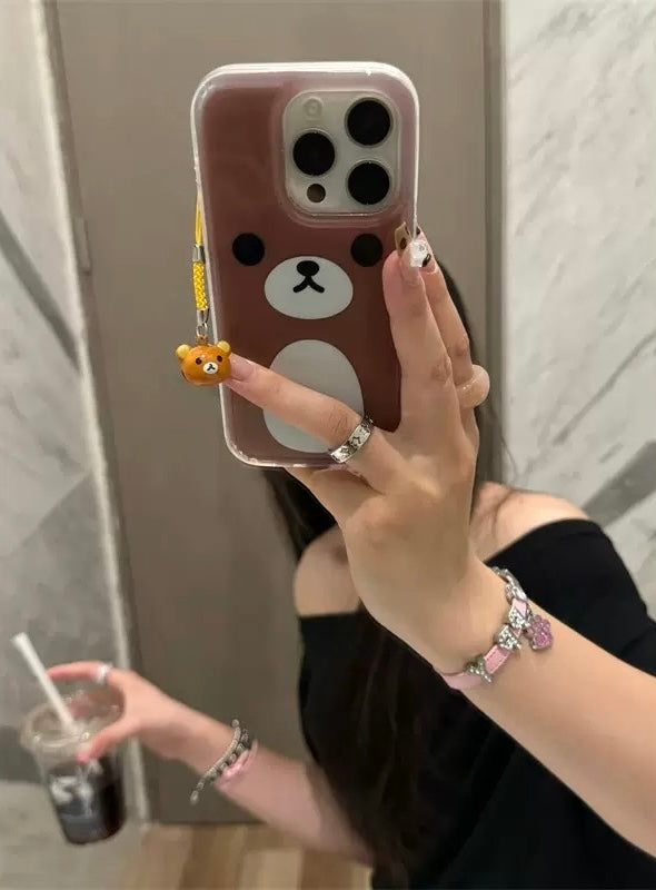 Korilakkuma Pale Flat iPhone Case