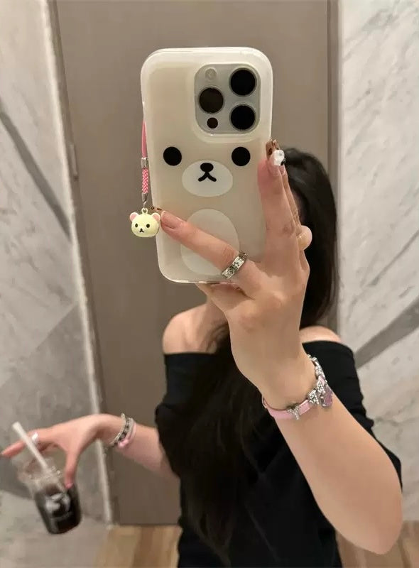 Korilakkuma Pale Flat iPhone Case