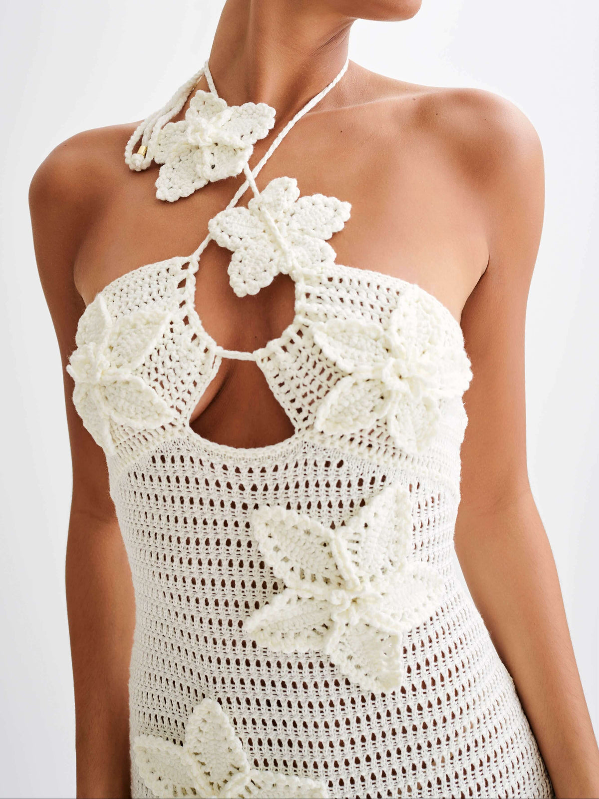 Kyla Floral Crochet Maxi Dress