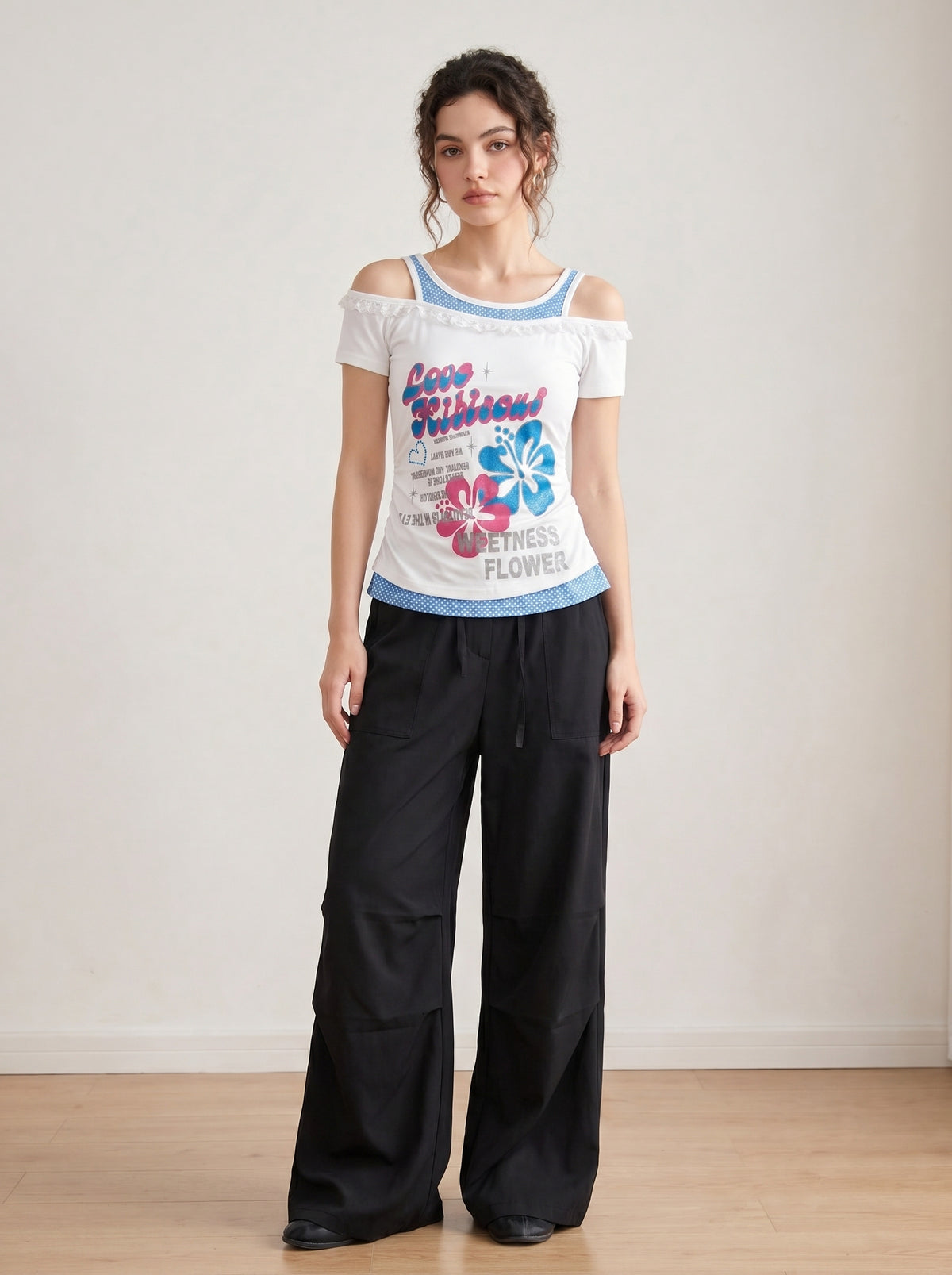 "Love Hibiscus" Weetness Flower Top