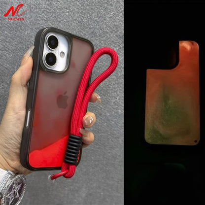 Luminous Neon Quicksand iPhone Case