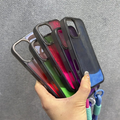 Luminous Neon Quicksand iPhone Case