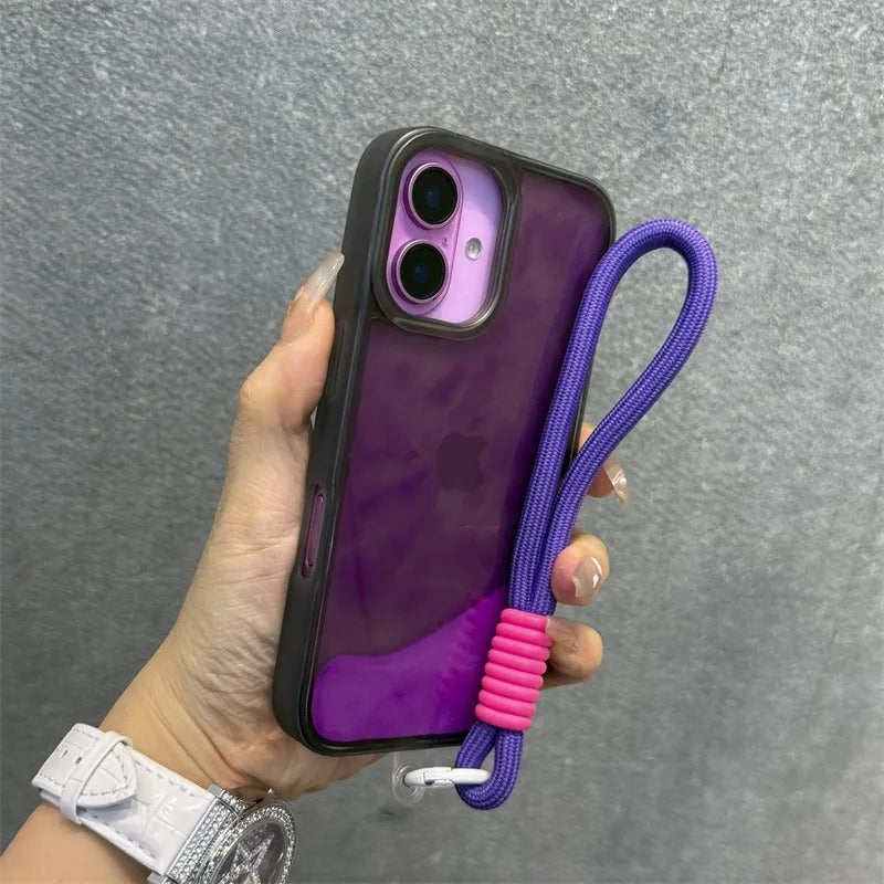 Luminous Neon Quicksand iPhone Case