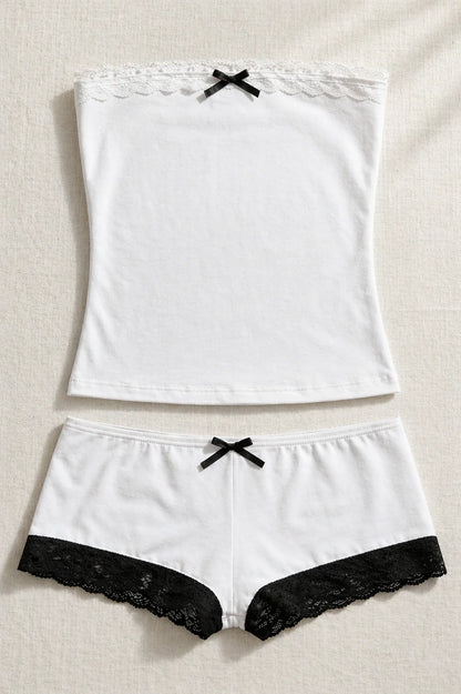 Maison Velours Strapless Set