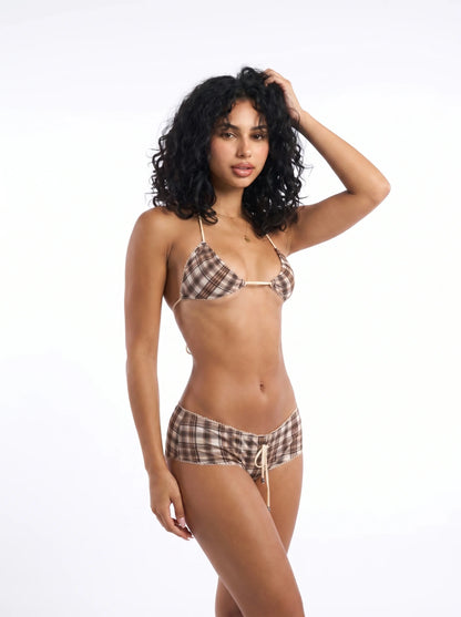 Maple Plaid Bikini Set