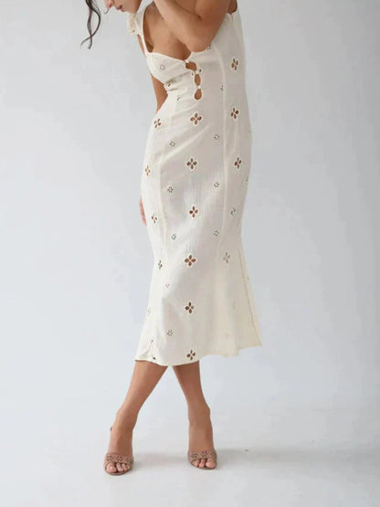 Maria In Leite Midi Dress