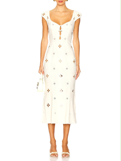 Maria In Leite Midi Dress