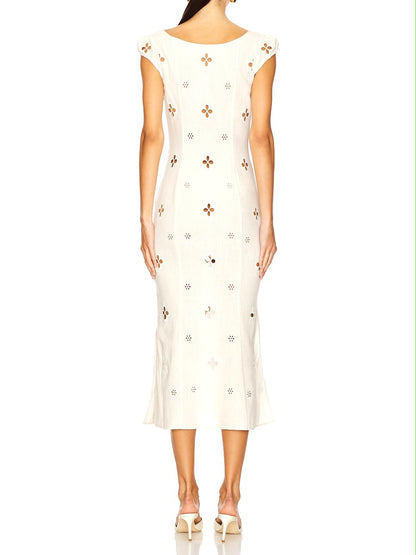 Maria In Leite Midi Dress