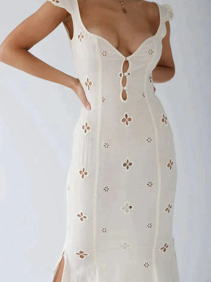 Maria In Leite Midi Dress