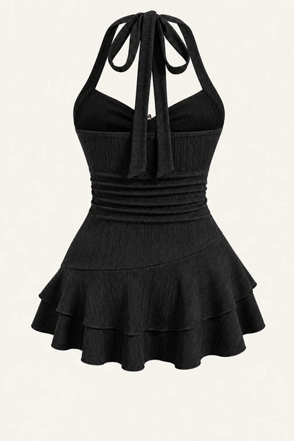 Marina Starfish Halter Mini Dress