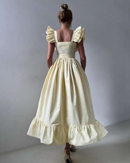 Melody Sonata Ruffle Midi Dress