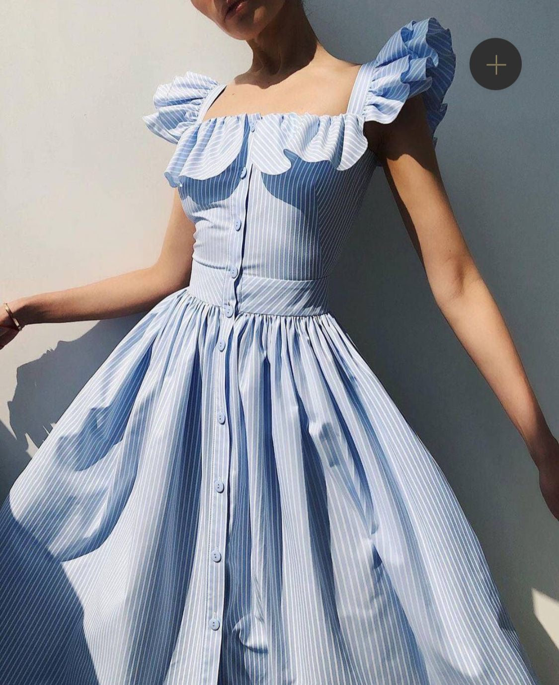 Melody Sonata Ruffle Midi Dress