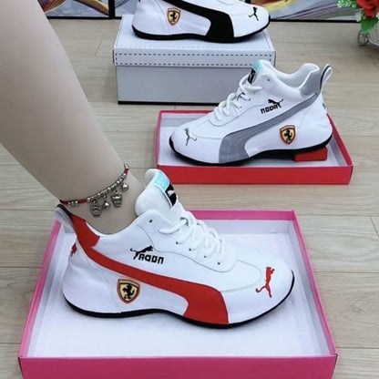 Mid-Top Leather Lovers Sneakers