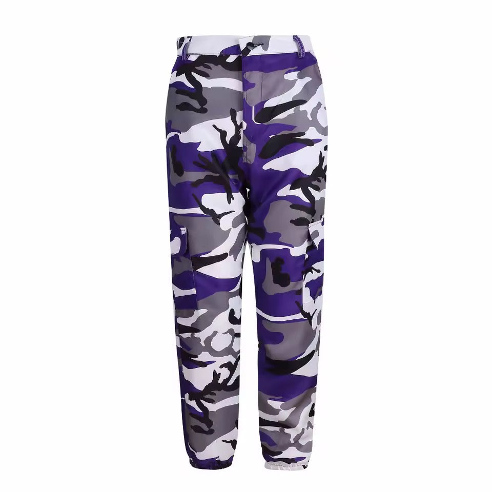 Military Girl Camo Cargo Pants