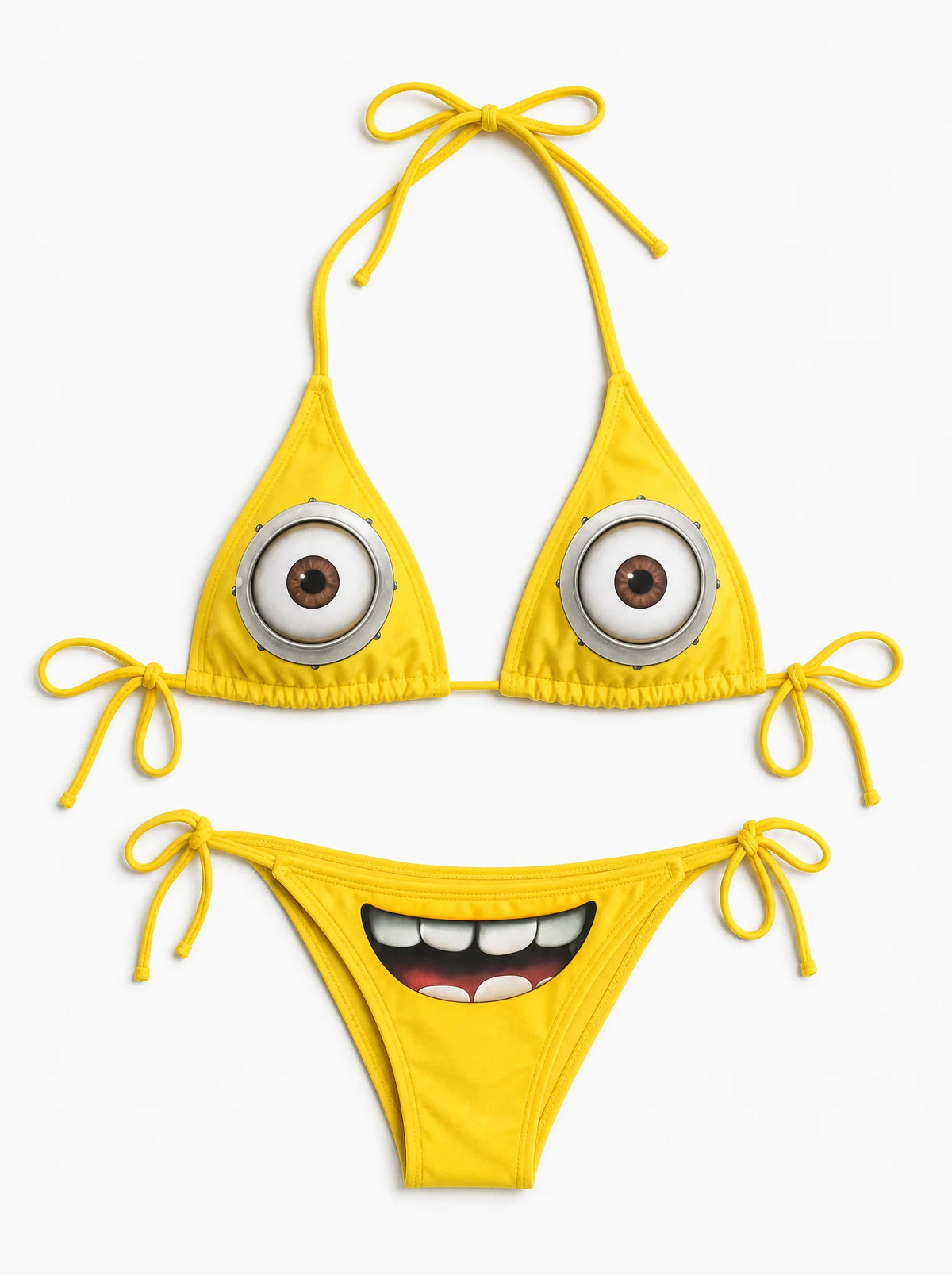 Minion Face Bikini Set