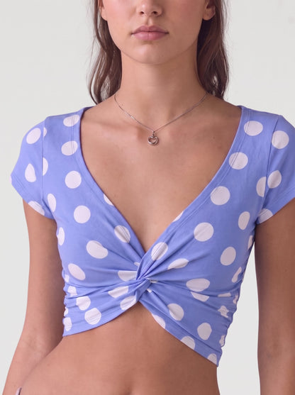 Nova Twist-Front Crop Tee