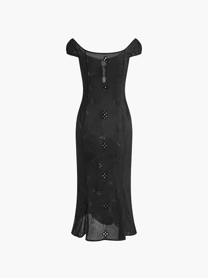 Maria In Leite Midi Dress