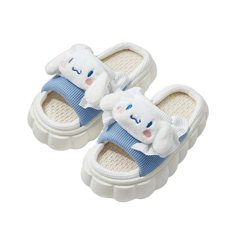 Sanrio Linen Thick Slippers