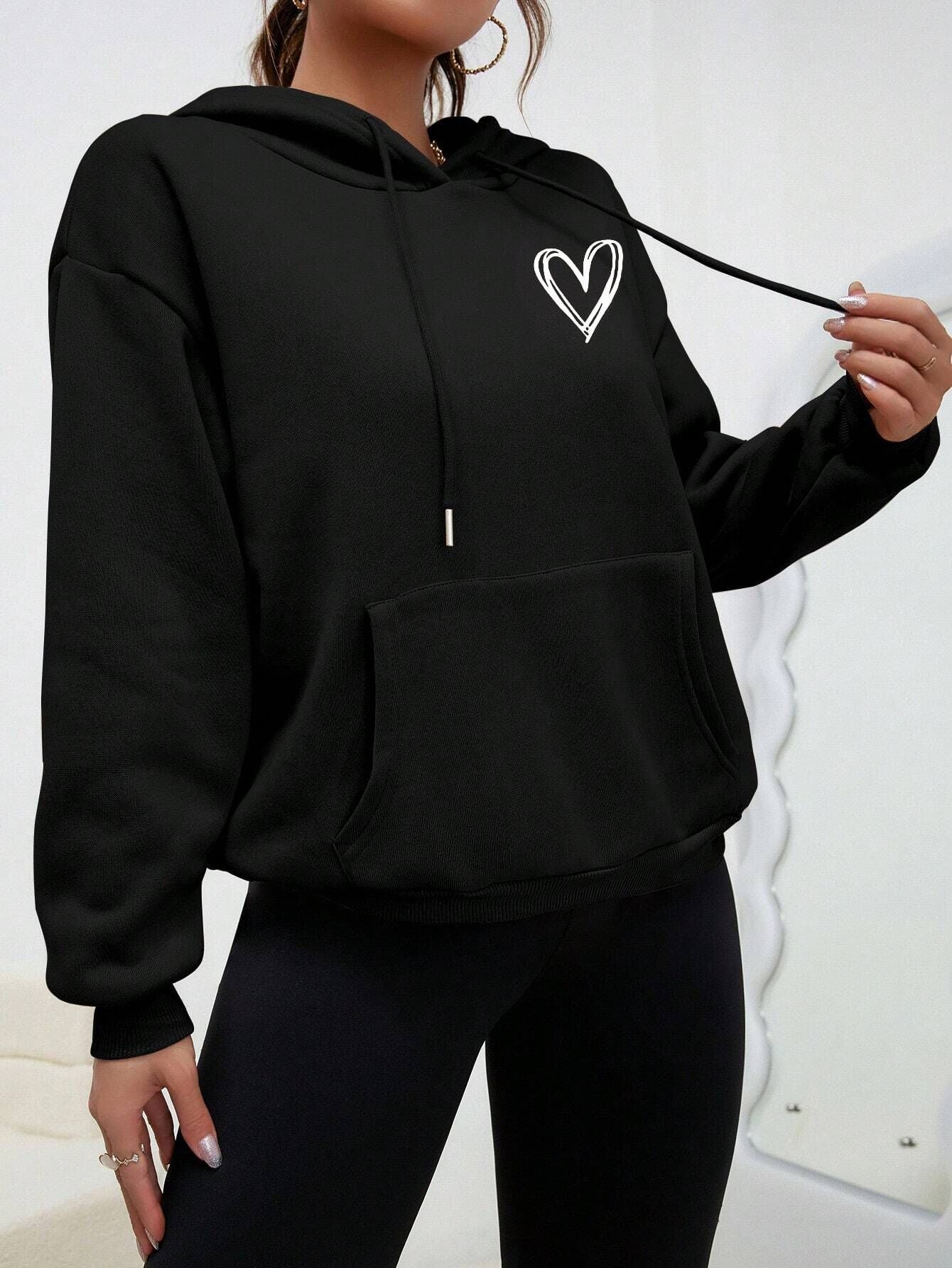 Sketch Heart Hoodie