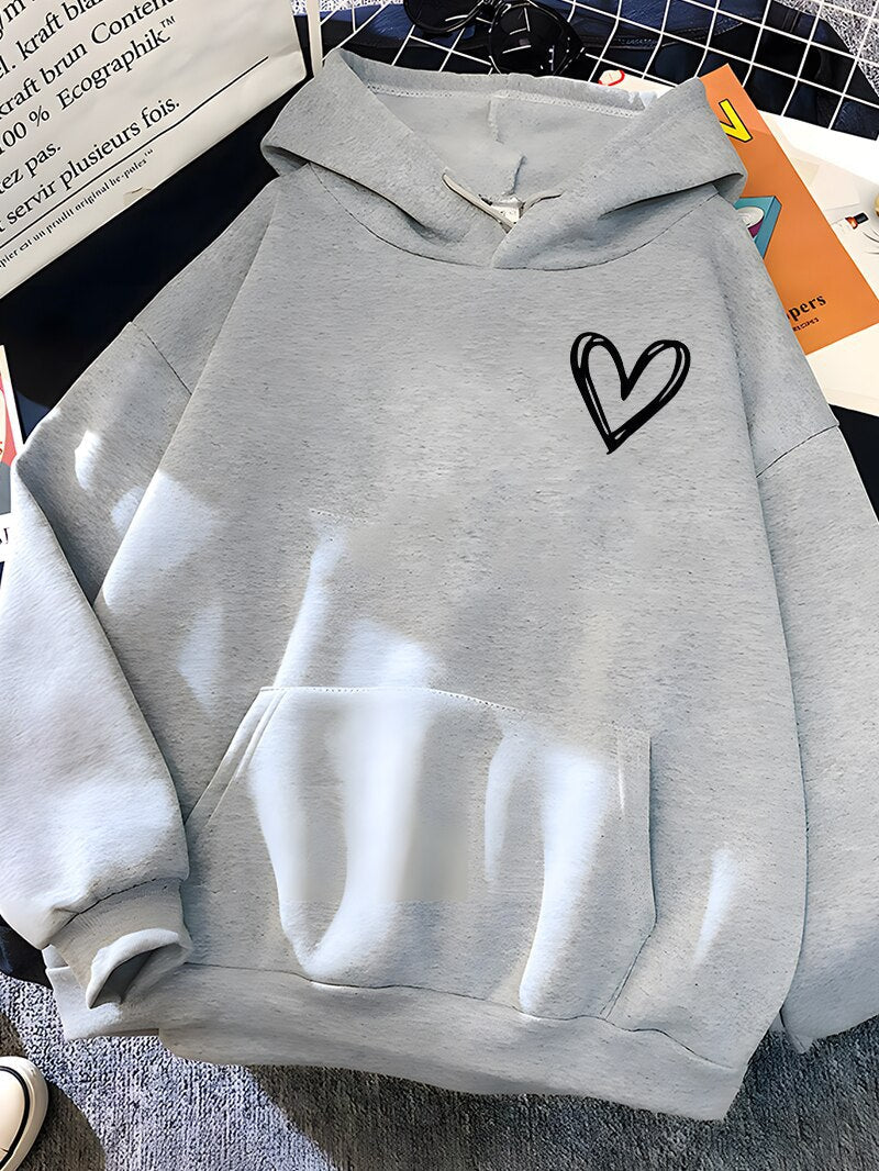 Sketch Heart Hoodie