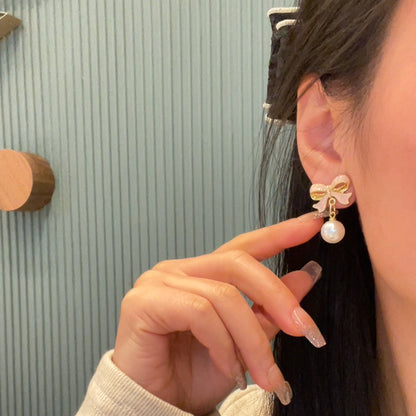 Bowknot Shape Clip on Earrings