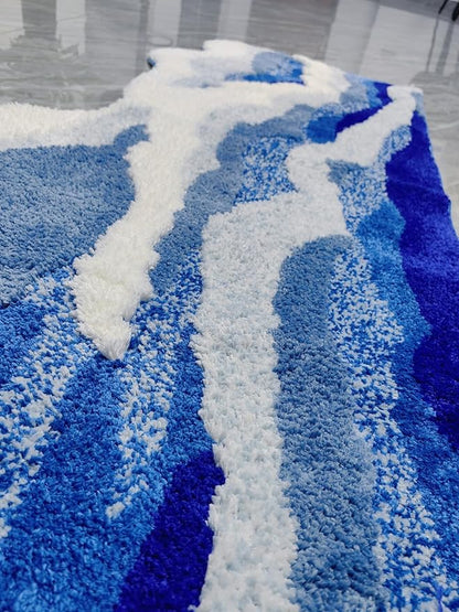Ocean Wave Area Rug