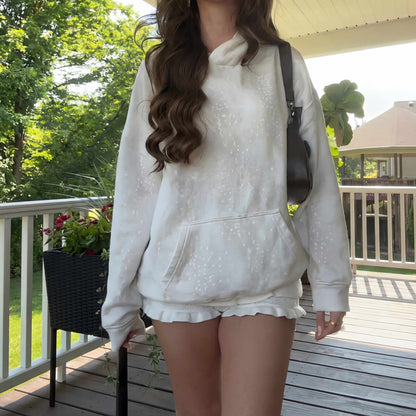Oversized Doe Print Hoodie