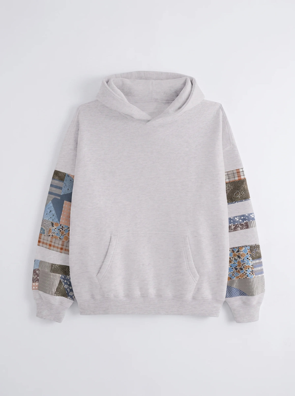 Patchwork Popover Hoodie