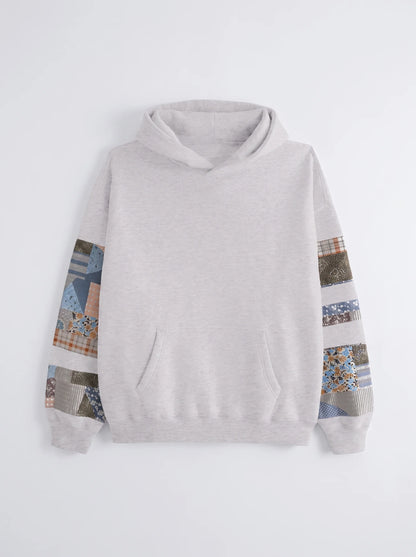 Patchwork Popover Hoodie