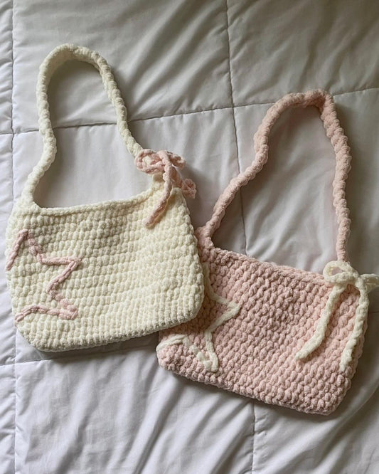 Chunky Star Bow Crochet Bag