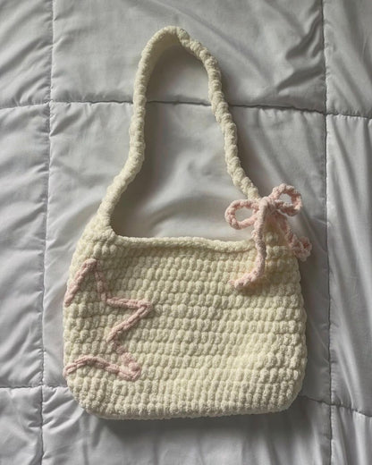 Chunky Star Bow Crochet Bag