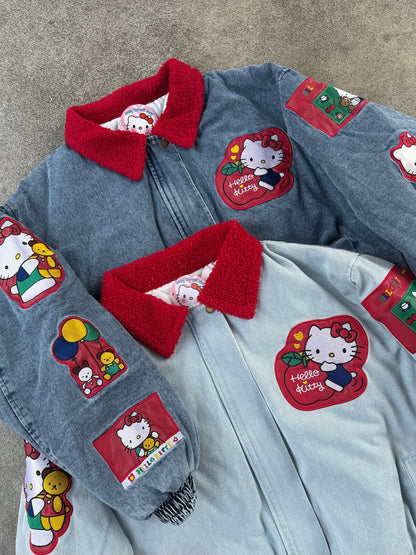 Hello Kitty "Fruit Party" Denim Bomber Jacket