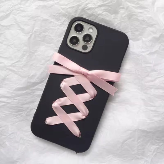 Pink Ribbon Corset iPhone Case