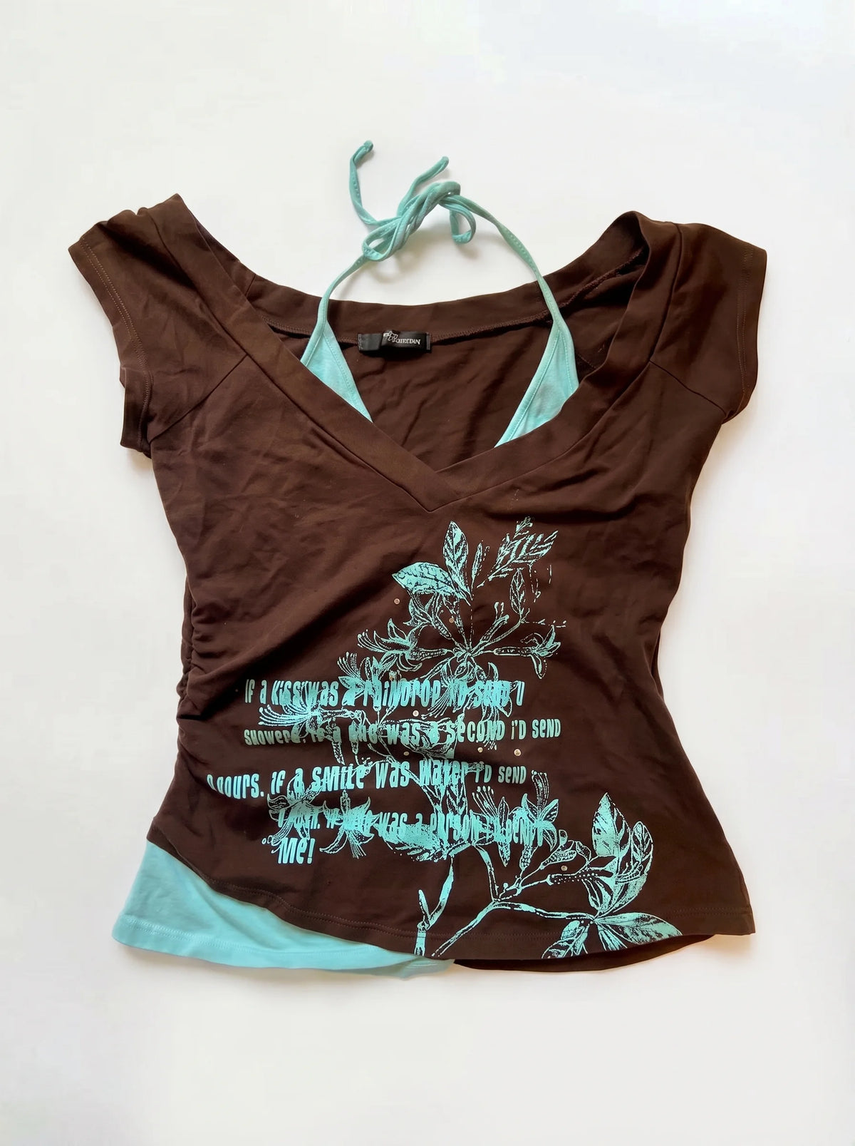 Garden Whisper Halter-strap Top