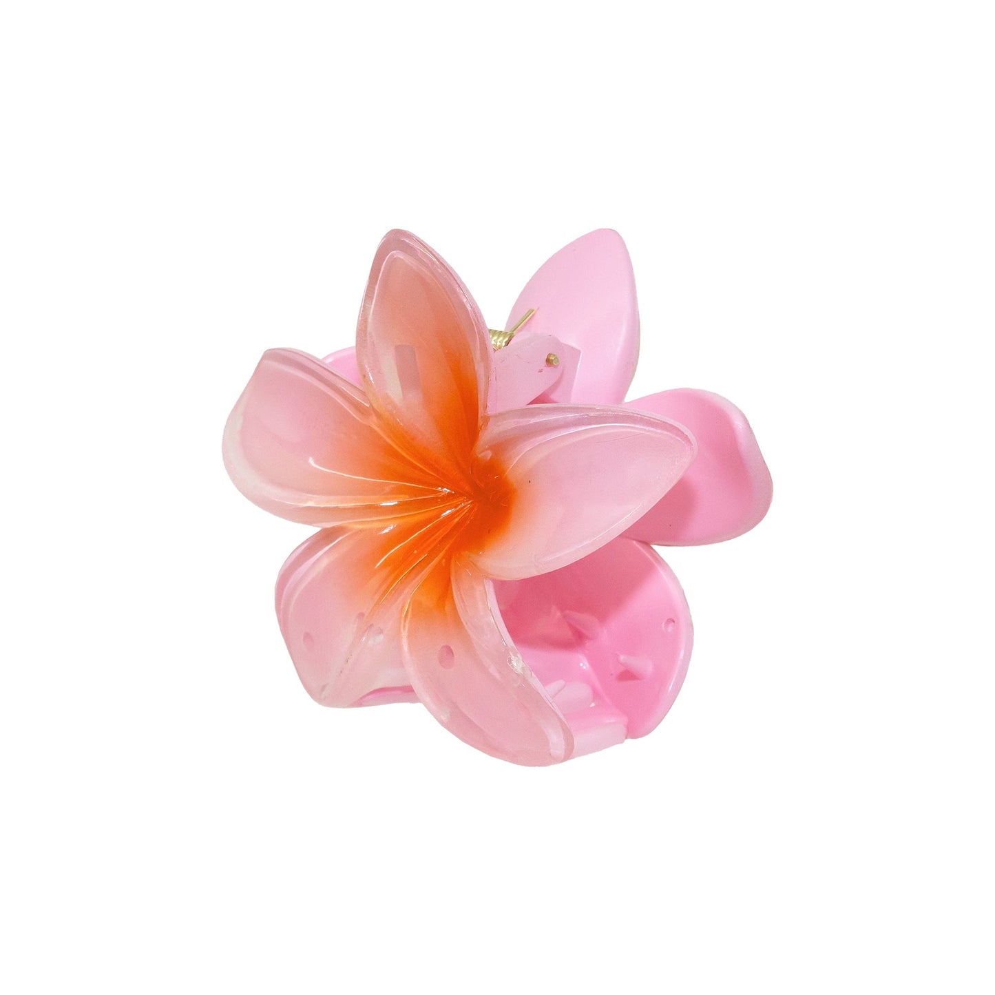 Plumeria Hair Claw Clips