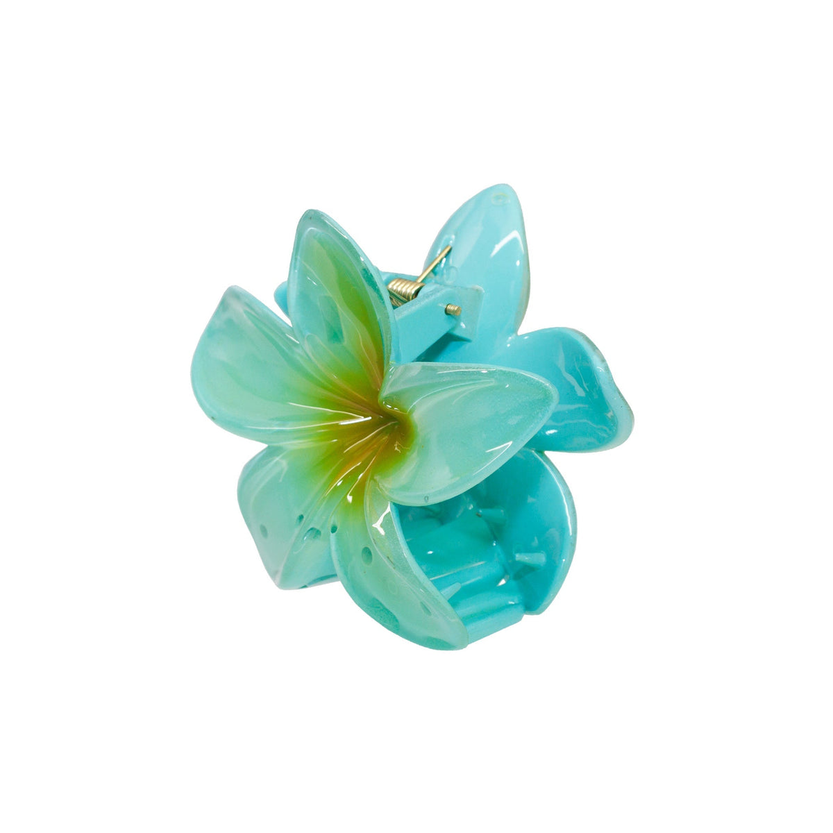 Plumeria Hair Claw Clips