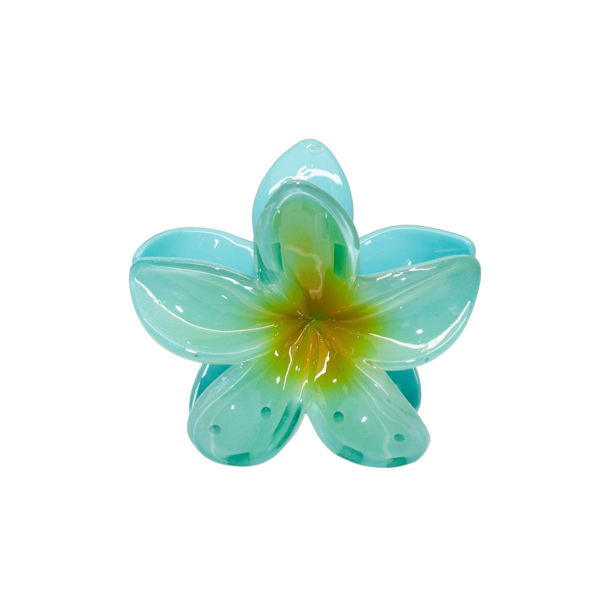 Plumeria Hair Claw Clips
