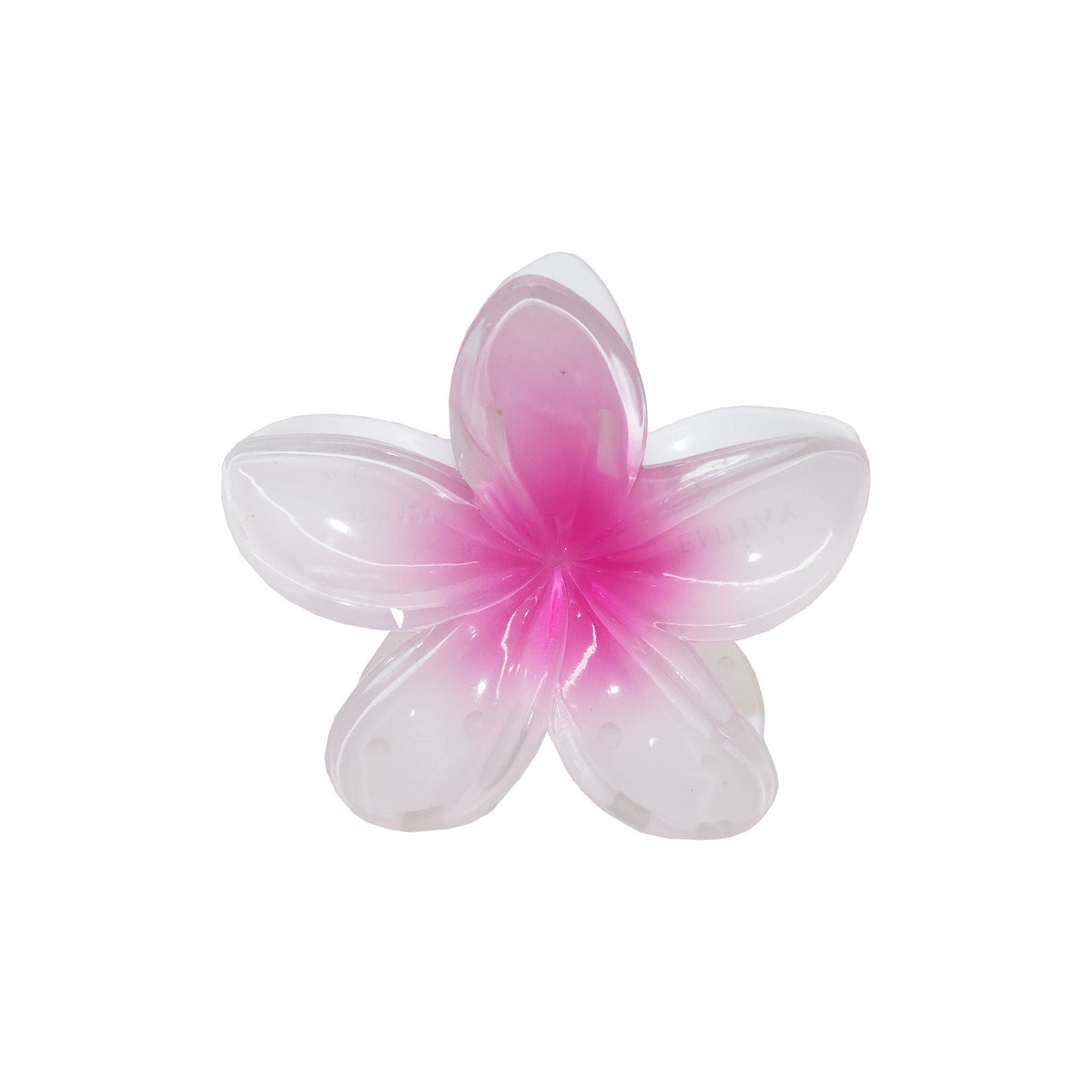 Plumeria Hair Claw Clips