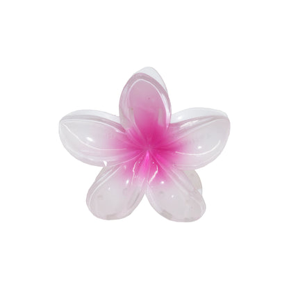 Plumeria Hair Claw Clips