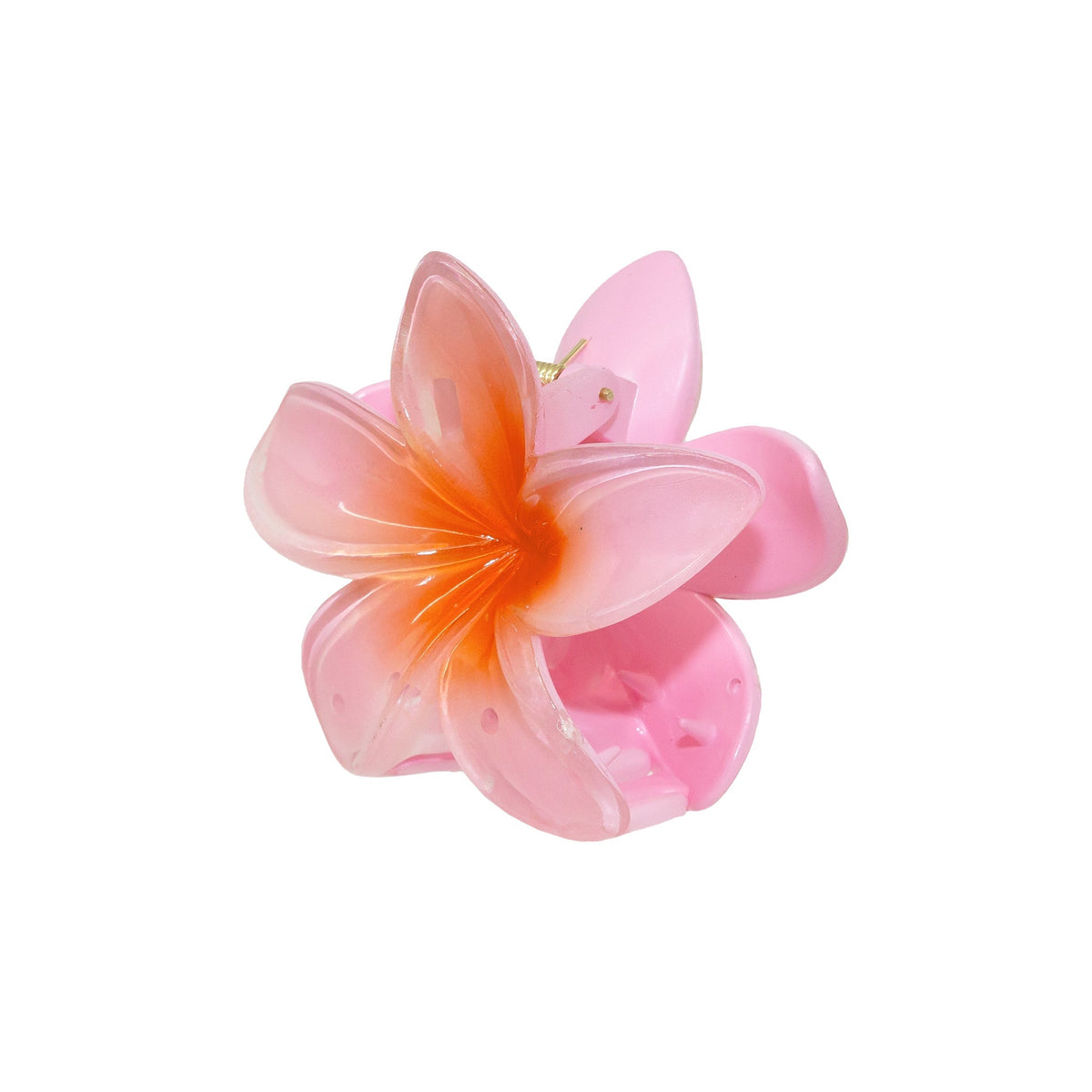 Plumeria Hair Claw Clips