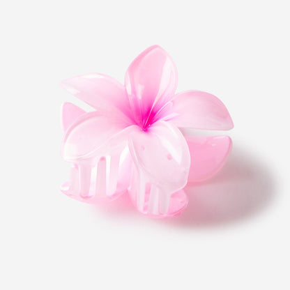 Plumeria Hair Claw Clips